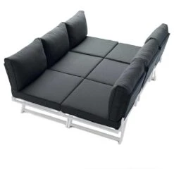 Sieger Auckland Daybed Aluminium/Sunproof® Graphit/Grau 16 Sieger Auckland Daybed Aluminium/Sunproof® Graphit/Grau -Gartenmöbelgeschäft sieger auckland daybed aluminium sunproof graphit grau 1315306 4