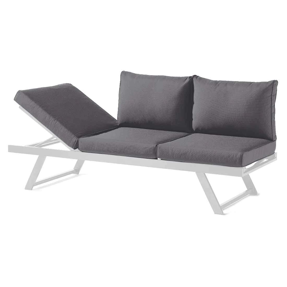 Sieger Auckland Daybed Aluminium/Sunproof® Graphit/Grau 8 Sieger Auckland Daybed Aluminium/Sunproof® Graphit/Grau – Bild 6