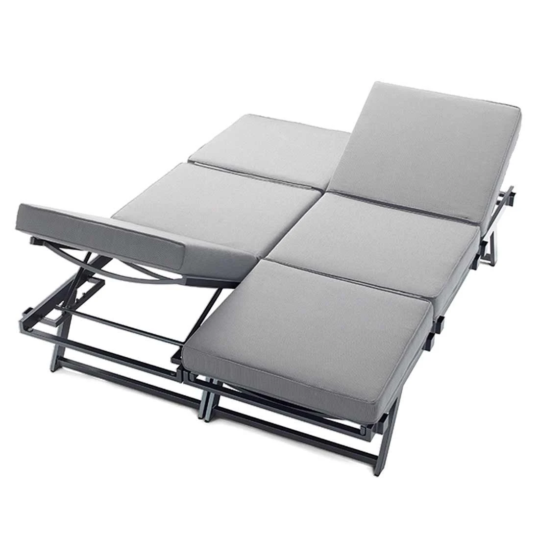 Sieger Auckland Daybed Aluminium/Sunproof® Eisengrau/Hellgrau 6 Sieger Auckland Daybed Aluminium/Sunproof® Eisengrau/Hellgrau – Bild 4