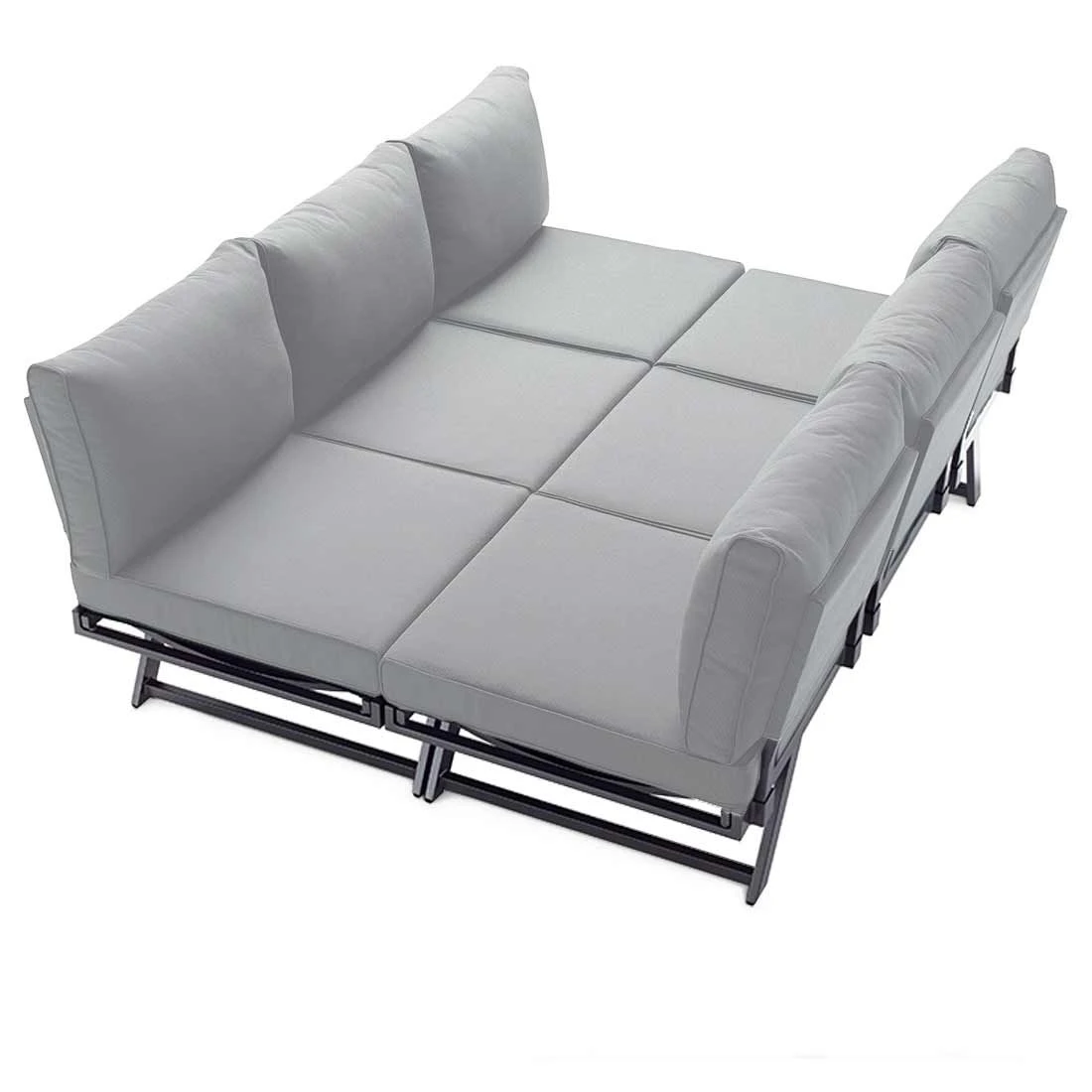 Sieger Auckland Daybed Aluminium/Sunproof® Eisengrau/Hellgrau 7 Sieger Auckland Daybed Aluminium/Sunproof® Eisengrau/Hellgrau – Bild 5