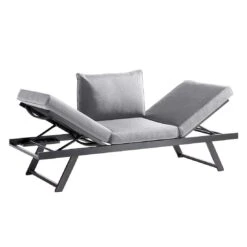 Sieger Auckland Gartensofa Aluminium/Sunproof Eisengrau/Hellgrau -Gartenmöbelgeschäft sieger auckland gartensofa aluminium sunproof 1262187 3