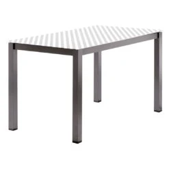 Sieger Gartentisch-Gestell 120x80cm Aluminium Eisengrau