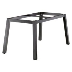 Sieger Gartentisch-Gestell 140x70 Cm Aluminium/Quadratrohr Eisengrau