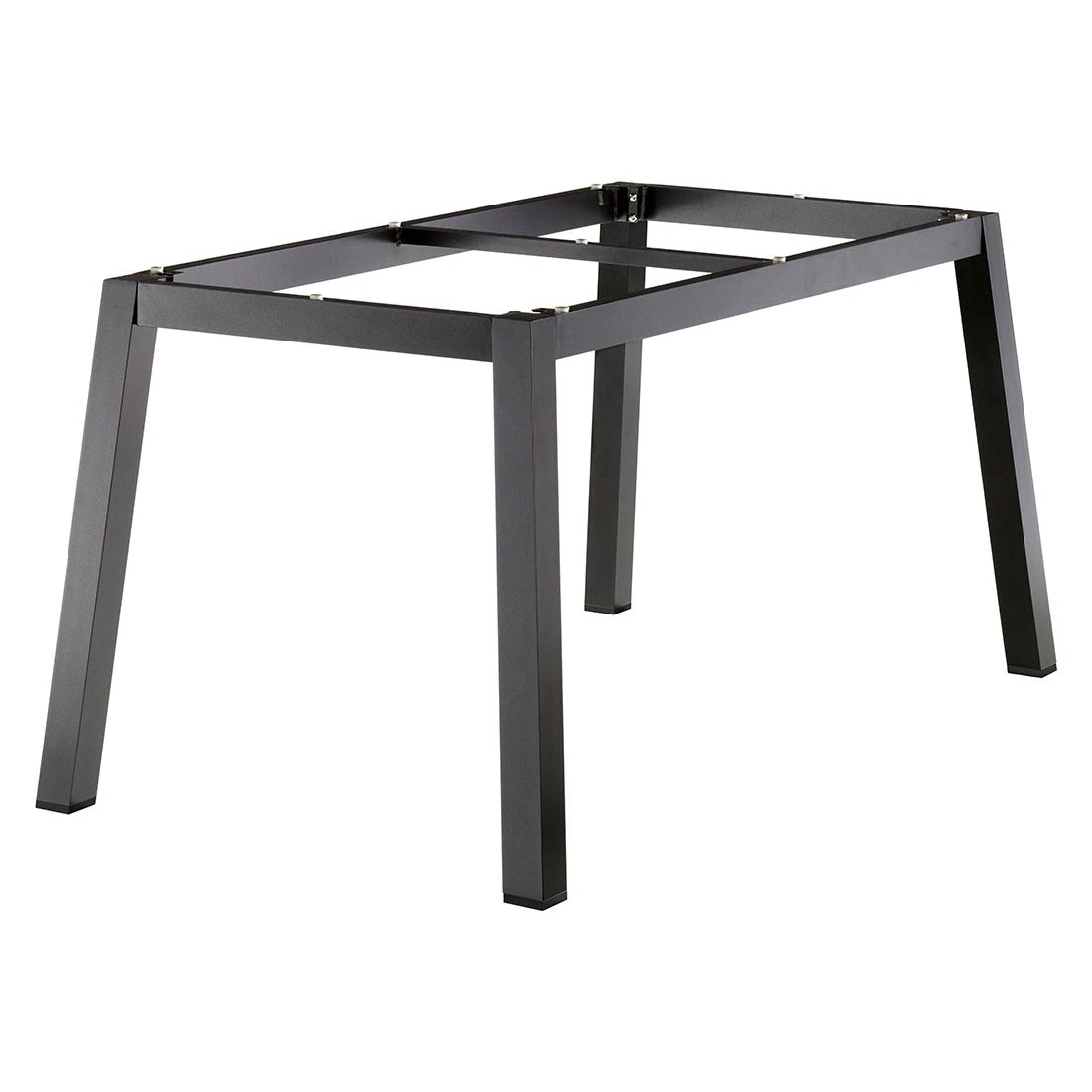 Sieger Gartentisch-Gestell 140x70 Cm Aluminium/Quadratrohr Eisengrau 3 Sieger Gartentisch-Gestell 140x70 Cm Aluminium/Quadratrohr Eisengrau