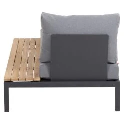 Siena Garden Alvida Gartenliege Links Aluminium/Polyester Matt Anthrazit/Grau -Gartenmöbelgeschäft siena garden alvida loungeliege links aluminium polyester inkl kissen 1427418 5