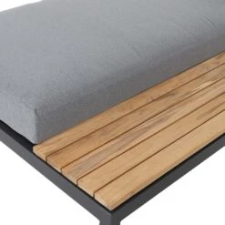 Siena Garden Alvida Gartenliege Links Aluminium/Polyester Matt Anthrazit/Grau -Gartenmöbelgeschäft siena garden alvida loungeliege links aluminium polyester inkl kissen 1427418 7