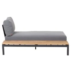 Siena Garden Alvida Gartenliege Rechts Aluminium/Polyester Matt Anthrazit/Grau -Gartenmöbelgeschäft siena garden alvida loungeliege rechts aluminium polyester inkl kissen 1427440 3