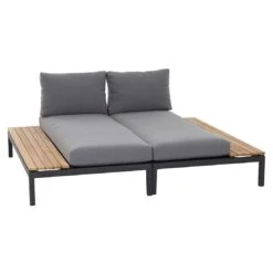 Siena Garden Alvida Gartenliege Rechts Aluminium/Polyester Matt Anthrazit/Grau -Gartenmöbelgeschäft siena garden alvida loungeliege rechts aluminium polyester inkl kissen 1427440 8