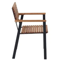 Siena Garden Bozen Stapelsessel Aluminium/Robinie Graphit/Natur -Gartenmöbelgeschäft siena garden bozen stapelsessel aluminium robinie 1452355 3