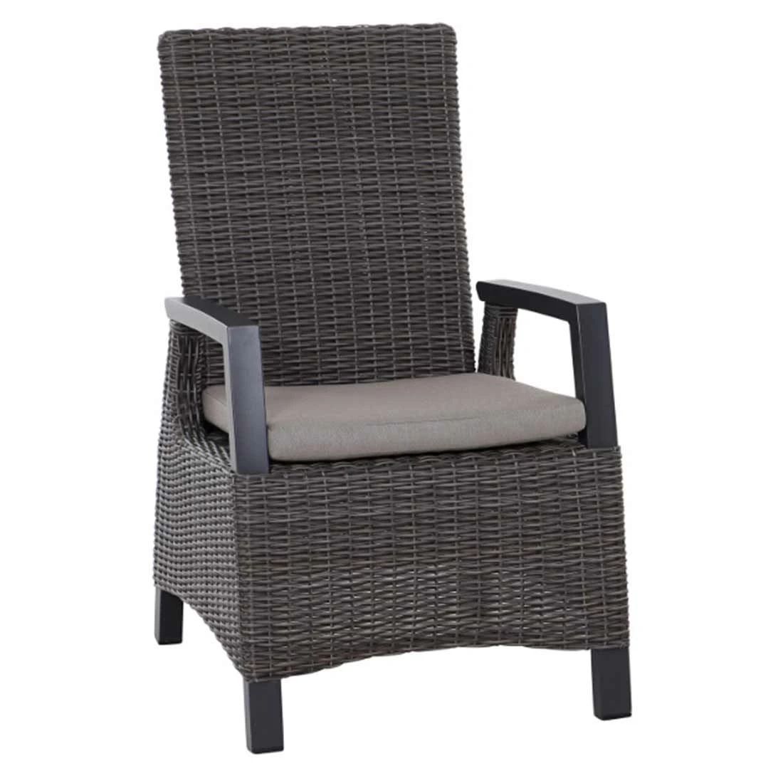 Siena Garden Corido Gartensessel Aluminium/Geflecht Inkl. Kissen Matt Anthrazit/Charcoal Grey 3 Siena Garden Corido Gartensessel Aluminium/Geflecht Inkl. Kissen Matt Anthrazit/Charcoal Grey