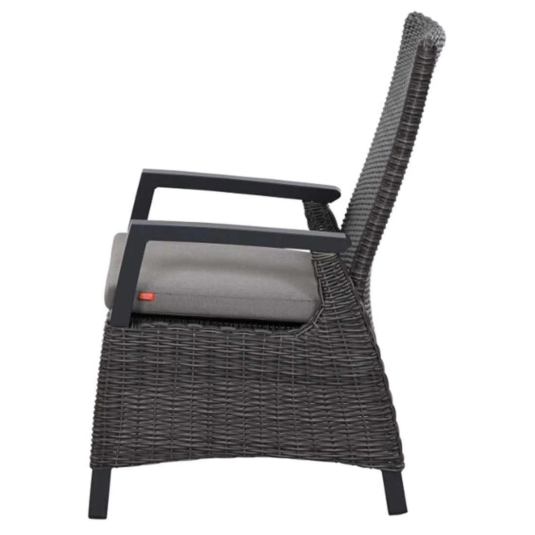Siena Garden Corido Gartensessel Aluminium/Geflecht Inkl. Kissen Matt Anthrazit/Charcoal Grey 7 Siena Garden Corido Gartensessel Aluminium/Geflecht Inkl. Kissen Matt Anthrazit/Charcoal Grey – Bild 5