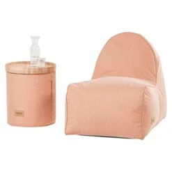 Siena Garden FLOW.U Round Sitzsack Ø 45 Cm Apricot -Gartenmöbelgeschäft siena garden flow u round sitzsack durchm 45 cm 1462079 5