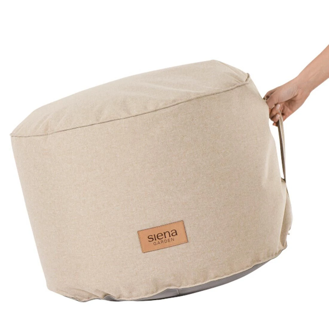 Siena Garden FLOW.U Round Sitzsack Ø 60 Cm Icedcoffee 5 Siena Garden FLOW.U Round Sitzsack Ø 60 Cm Icedcoffee – Bild 3