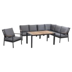 Siena Garden Londra Loungesessel Aluminium/Ranotex Anthrazit/Schwarz-Silber -Gartenmöbelgeschäft siena garden londra loungesessel aluminium ranotex 1353135 7