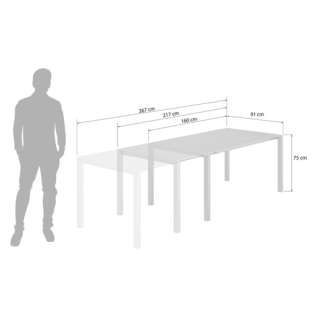 Siena Garden Reno Gartenmöbelset 7-tlg.+Tisch 160/217/267x92 Cm Anthrazit/Grau 10 Siena Garden Reno Gartenmöbelset 7-tlg.+Tisch 160/217/267x92 Cm Anthrazit/Grau – Bild 8