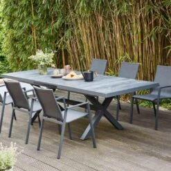 Siena Garden Reno Stapelsessel Aluminium/Ranotex®-Gewebe Matt Anthrazit/Grau 11 Siena Garden Reno Stapelsessel Aluminium/Ranotex®-Gewebe Matt Anthrazit/Grau -Gartenmöbelgeschäft siena garden reno stapelsessel aluminium ranotexr gewebe 1363838 2