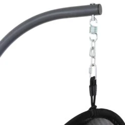 Siena Garden Yobaya Hängesessel Stahl/Polyester Inkl. Kissen Anthrazit/Cool Black -Gartenmöbelgeschäft siena garden yobaya haengesessel stahl polyeser inkl kissen 1363651 12