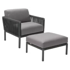 Solpuri Club Loungeset Aluminium/Rope/Acryl Anthrazit -Gartenmöbelgeschäft solpuri club loungeset aluminium rope acryl 1470373 2