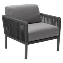 Solpuri Club Loungeset Aluminium/Rope/Acryl Anthrazit -Gartenmöbelgeschäft solpuri club loungeset aluminium rope acryl 1470373 3