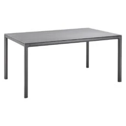 Solpuri Soft Gartentisch 200x100 Cm Aluminium/Dekton Anthrazit/Bromo