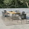 Solpuri Vera Gartenmöbel-Set 7-tlg. Mit Tisch 170x100cm Anthrazit/Natur -Gartenmöbelgeschäft solpuri vera gartenmoebel set 7 tlg mit tisch 170x100cm 1488655 1