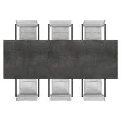 Stern Cardiff Gartenmöbel-Set 7-tlg. Tisch 160/217/267x91cm Silber 16 Stern Cardiff Gartenmöbel-Set 7-tlg. Tisch 160/217/267x91cm Silber -Gartenmöbelgeschäft stern cardiff gartenmoebel set 7 tlg tisch 160 217 267x91cm 1484827 6