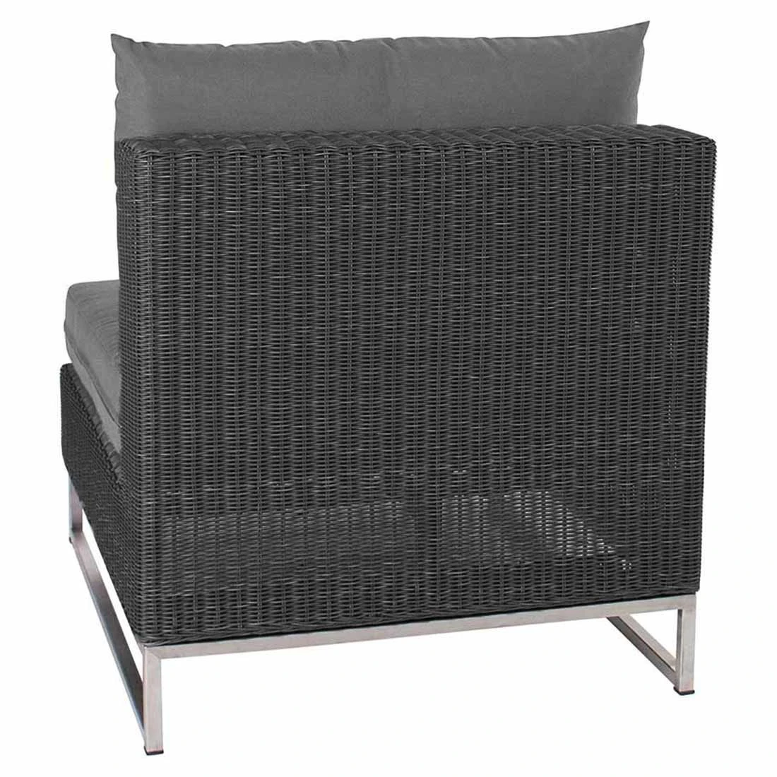 Stern Fontana Mittelmodul Edelstahl/Geflecht Basaltgrau/Seidengrau 4 Stern Fontana Mittelmodul Edelstahl/Geflecht Basaltgrau/Seidengrau – Bild 2