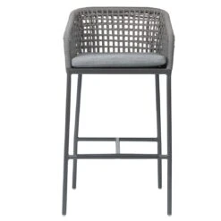 Stern Greta Garten-Barstuhl Aluminium/Rope Inklusive Kissen Anthrazit/Platin/Seidengrau -Gartenmöbelgeschäft stern greta barhocker aluminium rope inkl kissen anthrazit platin seidengrau 1198508 3
