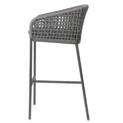 Stern Greta Garten-Barstuhl Aluminium/Rope Inklusive Kissen Anthrazit/Platin/Seidengrau -Gartenmöbelgeschäft stern greta barhocker aluminium rope inkl kissen anthrazit platin seidengrau 1198508 4
