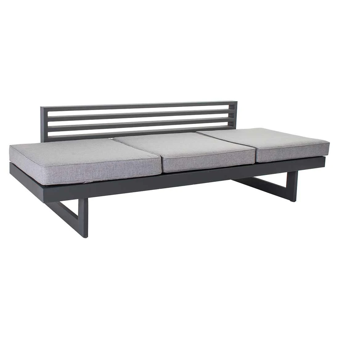 Stern Holly Gartenbank Aluminium Inkl. Kissen Anthrazit/Grau Meliert 4 Stern Holly Gartenbank Aluminium Inkl. Kissen Anthrazit/Grau Meliert – Bild 2