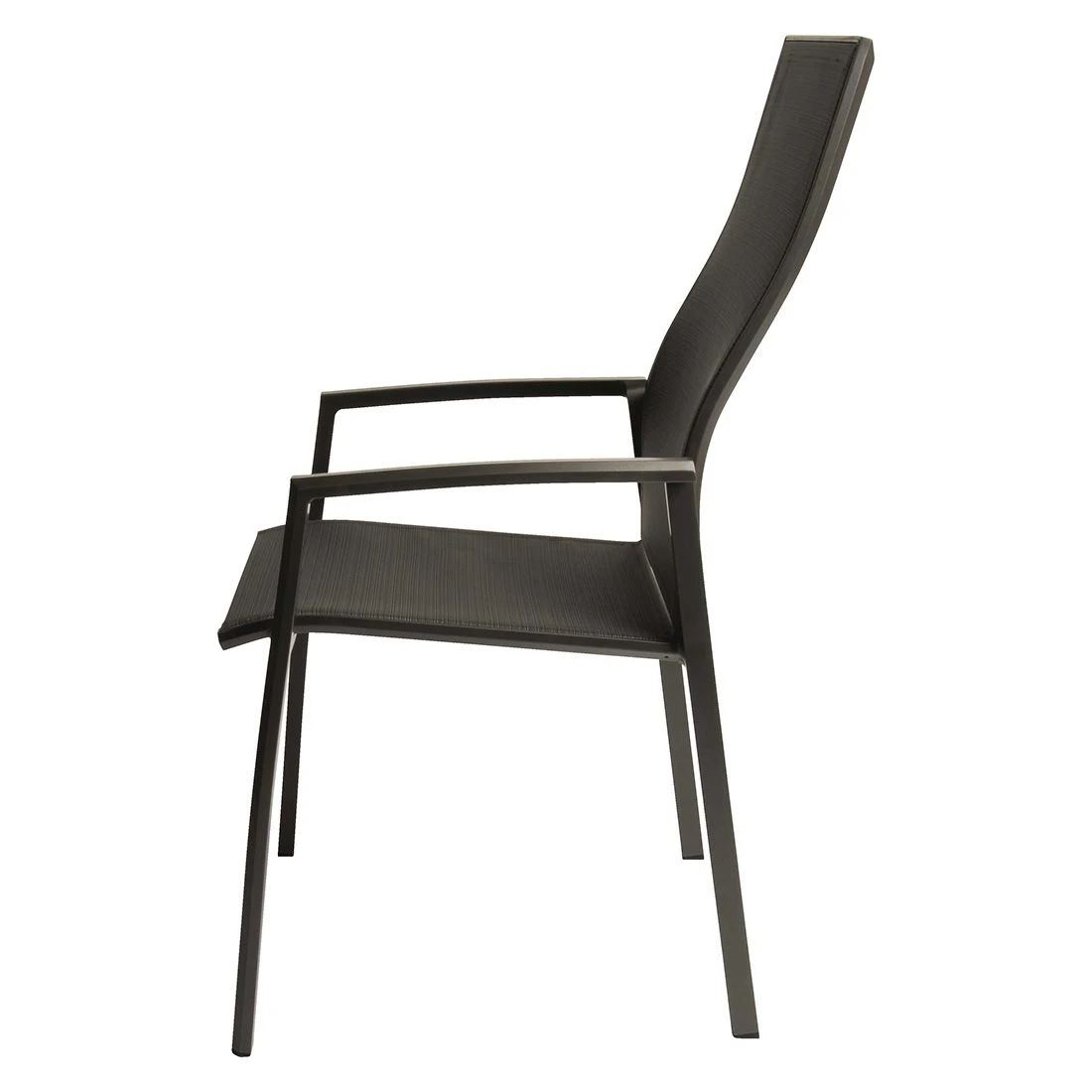 Stern Kari Plus Stapelsessel Aluminium/Textilene Anthrazit/Carbon 5 Stern Kari Plus Stapelsessel Aluminium/Textilene Anthrazit/Carbon – Bild 3