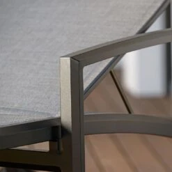 Stern Kari Gartenliege Aluminium/Textilene Schwarz Matt/Leinen Grau -Gartenmöbelgeschäft stern kari rollliege aluminium textilene 1453851 4