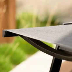 Stern Kari Gartenliege Aluminium/Textilene Schwarz Matt/Leinen Grau -Gartenmöbelgeschäft stern kari rollliege aluminium textilene 1453851 5
