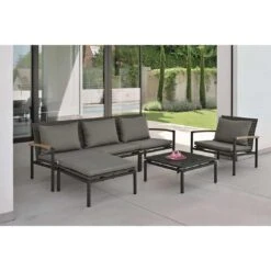 Stern Lucy Endmodul Aluminium/Gurtbespannung Anthrazit/Platin -Gartenmöbelgeschäft stern lucy endmodul links alu gurtbespannung anthrazit platin 1258623 3