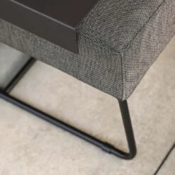 Stern Mia Lounge Hocker Edelstahl/Outdoorstoff Schwarz/Seidenschwarz -Gartenmöbelgeschäft stern mia loungehocker edelstahl outdoorstoff 1363002 4