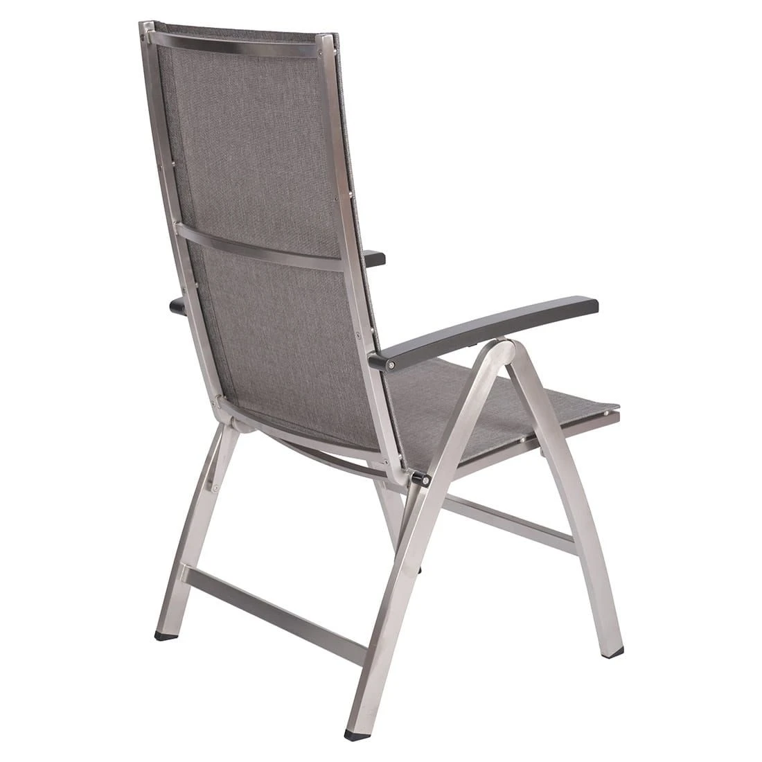 Stern Mika Klappsessel Hoch Edelstahl/Textilene Silber/Leinen-Grau 7 Stern Mika Klappsessel Hoch Edelstahl/Textilene Silber/Leinen-Grau – Bild 5
