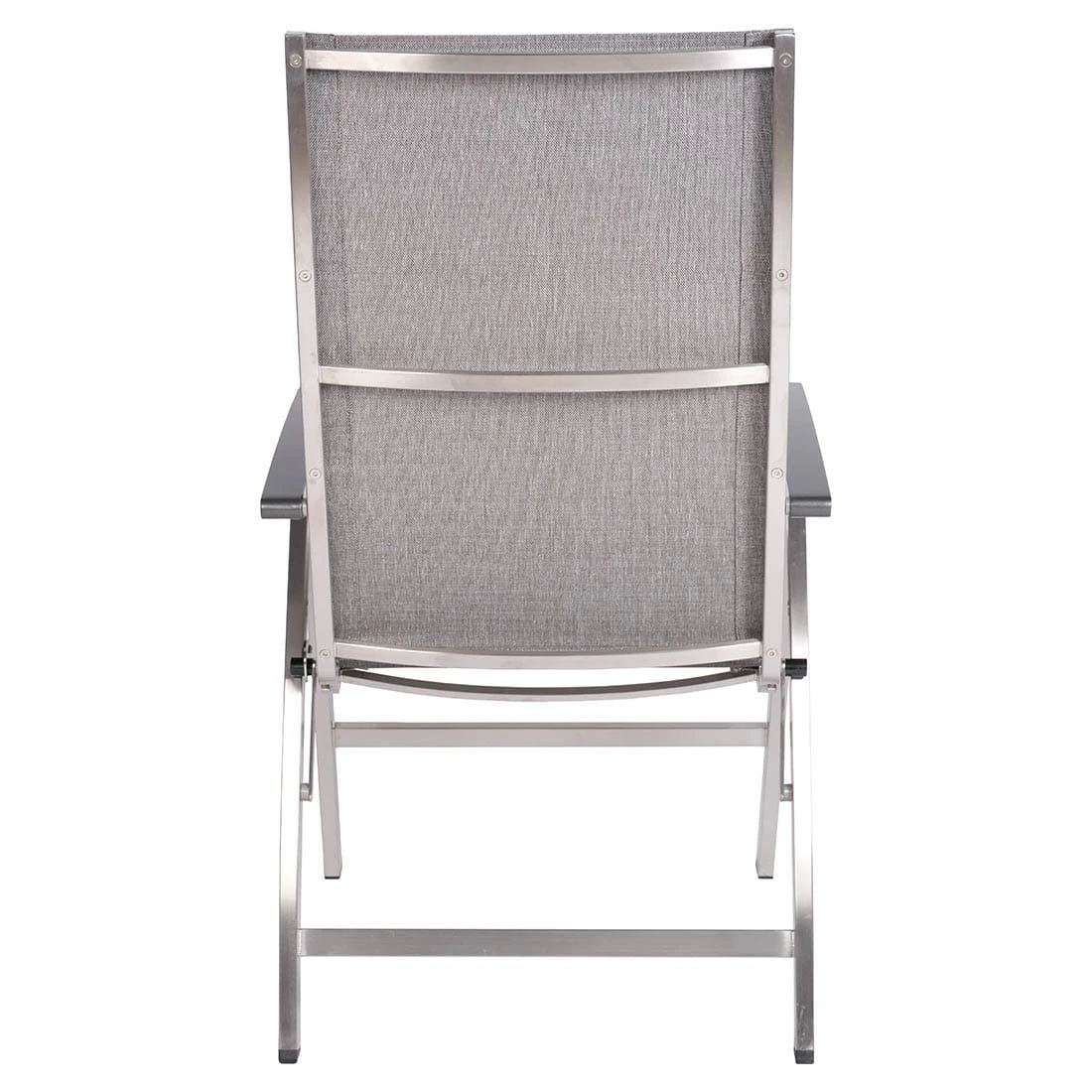 Stern Mika Klappsessel Hoch Edelstahl/Textilene Silber/Leinen-Grau 8 Stern Mika Klappsessel Hoch Edelstahl/Textilene Silber/Leinen-Grau – Bild 6