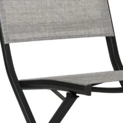 Stern Nils Klappstuhl Aluminium/Textilene Schwarz Matt/Leinen Grau -Gartenmöbelgeschäft stern nils klappstuhl aluminium textilene 1454137 2