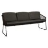 Stern Odea 3-Sitzerbank Aluminium/Kordel Inkl. Kissen Schwarz Matt/Pepper 2 Stern Odea 3-Sitzerbank Aluminium/Kordel Inkl. Kissen Schwarz Matt/Pepper -Gartenmöbelgeschäft stern odea 3 sitzerbank aluminium kordel inkl kissen 1357700 1