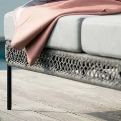 Stern Odea Doppelliege Aluminium/Rope/Outdoorstoff Schwarz Matt/Salt -Gartenmöbelgeschäft stern odea doppelliege aluminium rope outdoorstoff 1453994 4