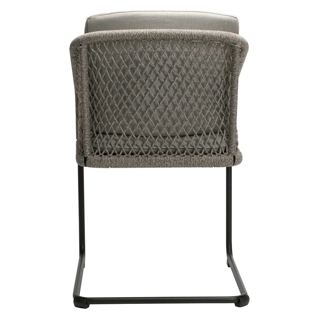 Stern Odea Freischwinger Aluminium/Rope/Polyacryl Schwarz Matt/Salt 6 Stern Odea Freischwinger Aluminium/Rope/Polyacryl Schwarz Matt/Salt – Bild 4