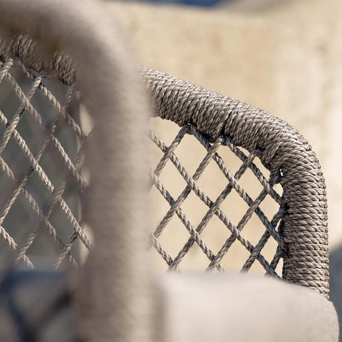 Stern Odea Freischwinger Aluminium/Rope/Polyacryl Schwarz Matt/Salt 9 Stern Odea Freischwinger Aluminium/Rope/Polyacryl Schwarz Matt/Salt – Bild 7