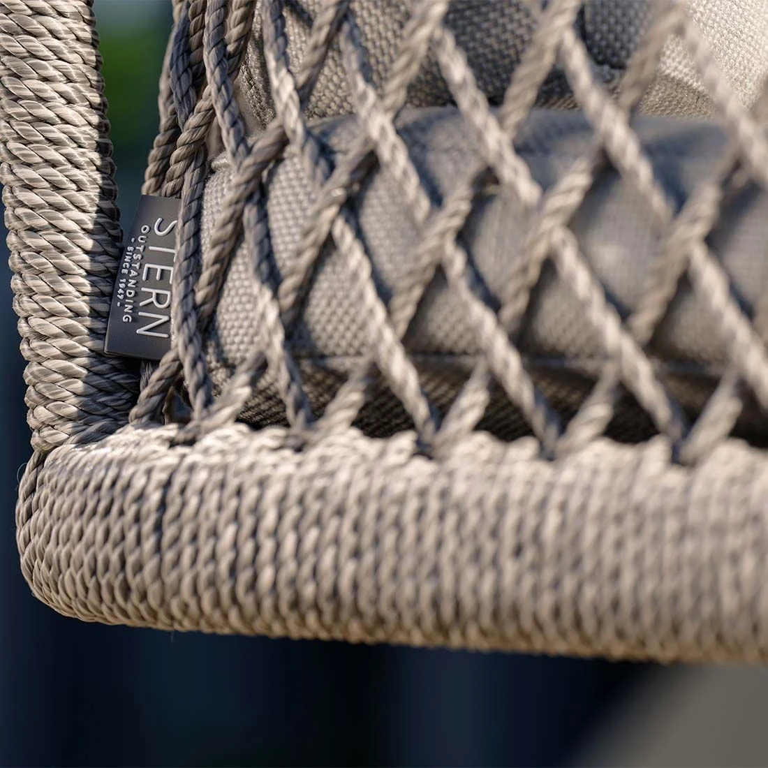 Stern Odea Freischwinger Aluminium/Rope/Polyacryl Schwarz Matt/Salt 10 Stern Odea Freischwinger Aluminium/Rope/Polyacryl Schwarz Matt/Salt – Bild 8
