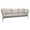 Stern Odea 3-Sitzerbank Aluminium/Rope/Polyacryl Schwarz Matt/Salt -Gartenmöbelgeschäft stern odea loungebank aluminium rope outdoorstoff 1453939 1