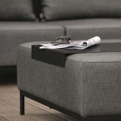 Stern Taavi Hocker Aluminium/Outdoorstoff Schwarz Matt/Seidenschwarz -Gartenmöbelgeschäft stern taavi hocker aluminium outdoorstoff 1362815 3