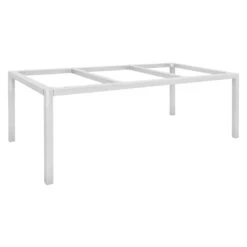 Stern Tischgestell 200x100 Cm Aluminium Weiß