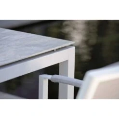 Stern Tischgestell 200x100 Cm Aluminium Weiß -Gartenmöbelgeschäft stern tischgestell 200 x 100 cm aluminium weiss 15