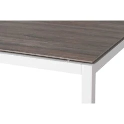 Stern Tischgestell 200x100 Cm Aluminium Weiß -Gartenmöbelgeschäft stern tischgestell 200 x 100 cm aluminium weiss 4