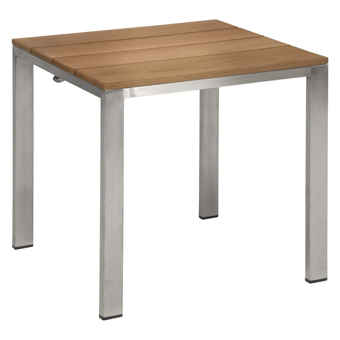 Stern Viona Hocker Edelstahl/Teak Silber/Braun 3 Stern Viona Hocker Edelstahl/Teak Silber/Braun