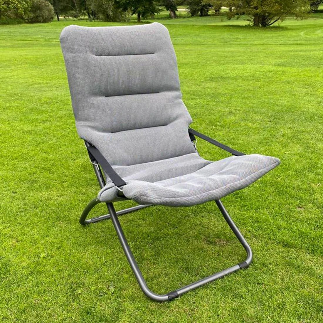 Sungörl Fiesta Sky Dream Klappsessel Aluminium/3D Mesh Anthrazit/Grün 4 Sungörl Fiesta Sky Dream Klappsessel Aluminium/3D Mesh Anthrazit/Grün – Bild 2